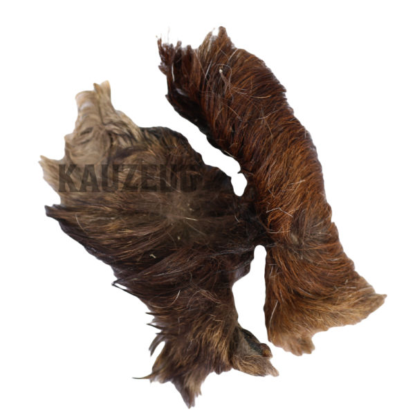 Hirschhaut mit Fell Hirschhaut mit Fell – Natürlicher Hundekauartikel für gesunde Zahnpflege