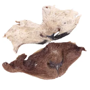 Lammnasen mit Fell – Naturkauartikel für Hunde, 100 % Lamm