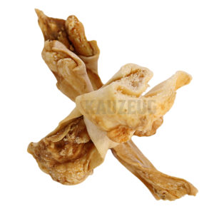 Ziegekopfhaut ohne Fell – Premium Hundekauartikel aus 100 % Ziege