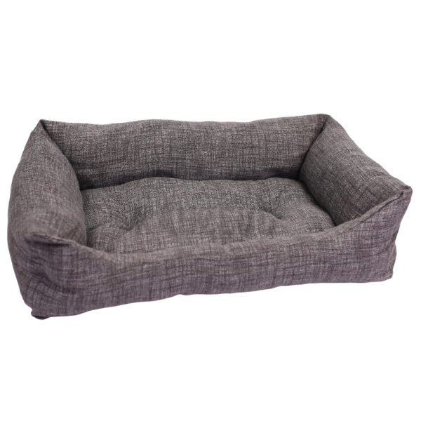 Bett Grau Candy Hundebett – Kuscheliges Premium Hundebett