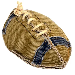 Canvas Plüsch Football – Weicher Hundeball zum Spielen & Kuscheln