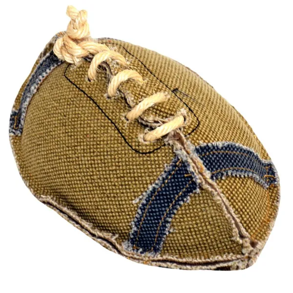 Canvas Plüsch Football – Weicher Hundeball zum Spielen & Kuscheln