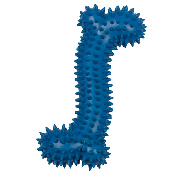 Gummi Dental Knochen Blau – Zahnpflege-Spielzeug für Hunde