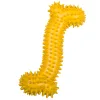 Gummi Dental Knochen gelb Gummi Dental Knochen Blau – Zahnpflege-Spielzeug für Hunde