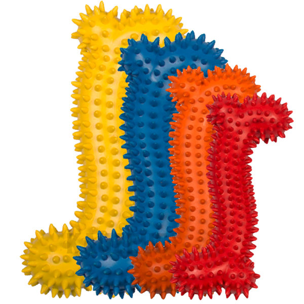 Gummi Dental Knochen Blau – Zahnpflege-Spielzeug für Hunde