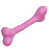 Gummi Knochen M Rosa – aromatisches Hundespielzeug