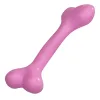 Gummiknochen Rosa M Gummi Knochen M Rosa – aromatisches Hundespielzeug