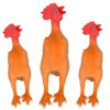 Quietschhuhn Latex Huhn mit Squeaker 26 cm – Quietsch-Spielzeug für Hunde