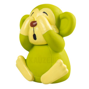 Latex Affe Grün „Sehen“ – Quietschendes Hundespielzeug