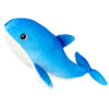Plüsch Wal Ocean blau/weiß – Hundespielzeug mit Quietscher