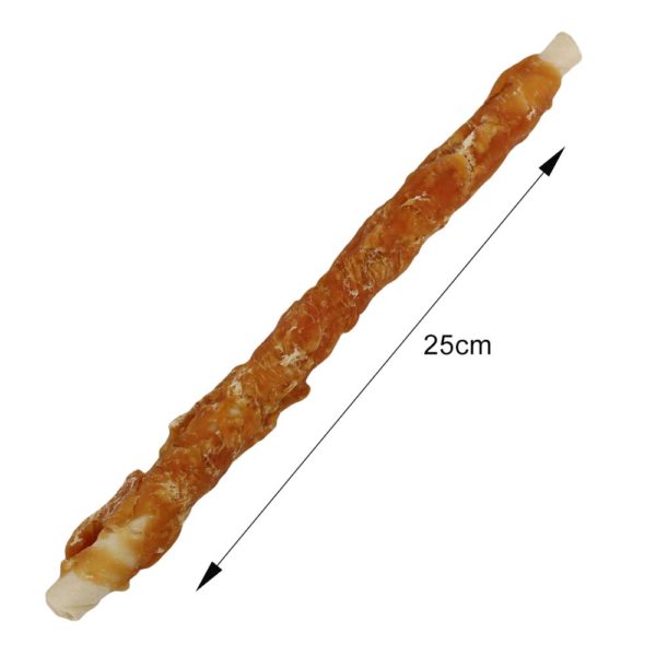 Huhn & Rind Sticks 25 cm – Proteinreicher Kausnack mit Rinderhaut