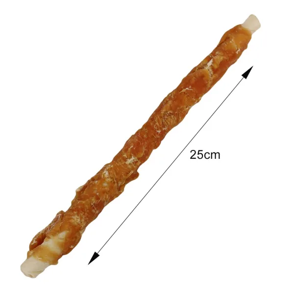kaustangen roll huhn Huhn & Rind Sticks 25 cm – Proteinreicher Kausnack mit Rinderhaut