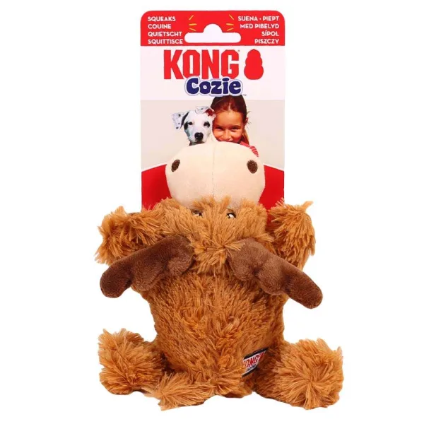 kong elch KONG Cozie Elch S – Kuscheliges Hundespielzeug