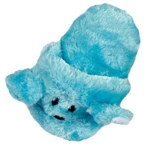 Plüsch Pantoffel Bär Blau – Kuscheliges Hundespielzeug