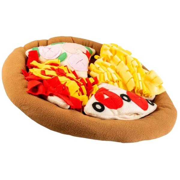schnüffelmatte pizza Schnüffelmatte Pizza – spielerische Nasenarbeit & Slow Feeding