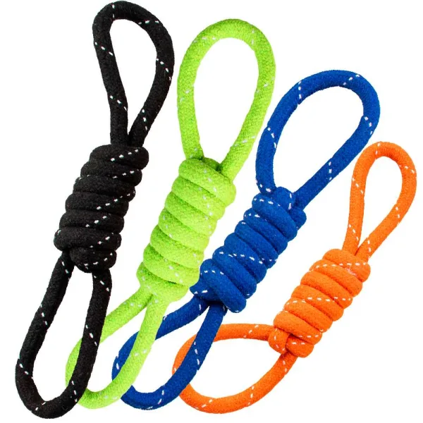 scooby seil 2 schlaufen mix Scooby Seil – Hundespielzeug mit 2 Schlaufen