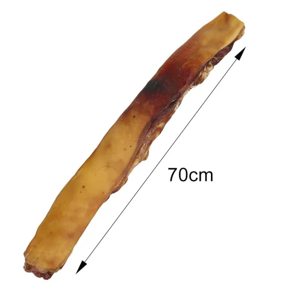 Rinderkopfhaut 70cm Rinderkopfhaut 70cm – Natürlicher Hundekauartikel