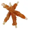 kaustangen roll huhn 12,5cm-1 Huhn & Rind Sticks S 10 Stück– Proteinreicher Kausnack mit Rinderhaut