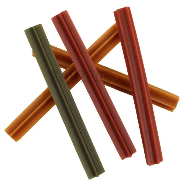 Dental-Sticks-S Veggie Dental Sticks S 5st. – Veganer Zahnpflege Kausnack für Hunde