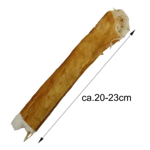 Kaninchenhaut Rolle mit Fell 20-23cm Kaninchenrolle mit Fell 20–23 cm – Natürlicher Hundekauartikel