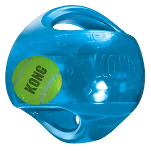 KONG Jumbler Ball L‑XL Blau – Interaktives Hundespielzeug
