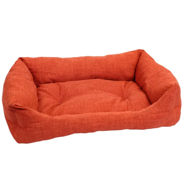 Bett Orange Candy Hundebett – Kuscheliges Premium Hundebett