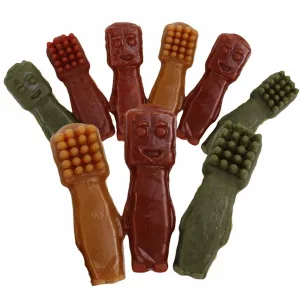 Veggie Toby Zahnbürste S 6st. – Veganer Zahnpflege Kausnack