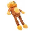 plüsch biber braun-2 Plüsch Biber knisternd Braun – Hundespielzeug mit Quietscher