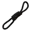 scooby seil 2 schlaufen schwarz Scooby Seil – Hundespielzeug mit 2 Schlaufen
